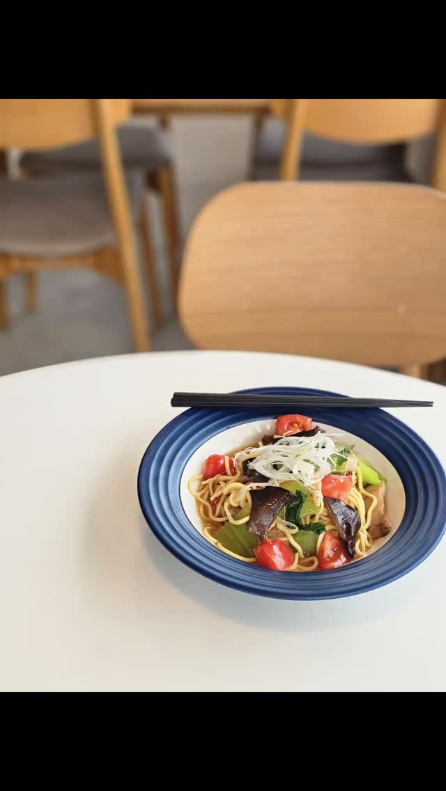 生きくらげの和風ペペロンチーノ